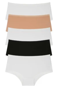 Nicoletta Women's Panties 5 Pack High Waist Cotton Lycra Mixcolor