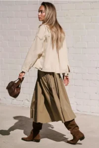 Hiccup A-Form Fit Maxi Skirt - Image 3