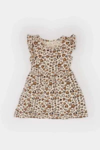 DeFacto Baby Girl Patterned Short Sleeve Summer Dress A0136a525sm