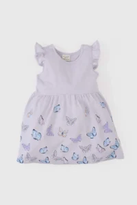 DeFacto Floral Short Sleeve Dress Baby Girl