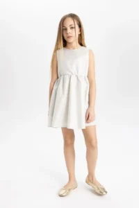 DeFacto Girls' Sleeveless Dress A1533a824sm