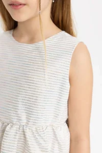 DeFacto Girls' Sleeveless Dress A1533a824sm - Image 4
