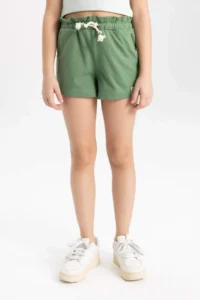 DeFacto Elastic Waist Printed Shorts Girls'