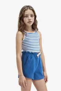 DeFacto Elastic Waist Printed Shorts Girls' - Image 3