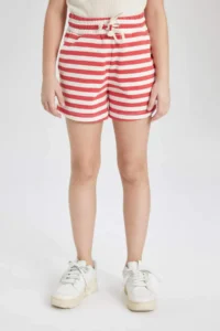 DeFacto Girls' Striped Shorts - Image 4