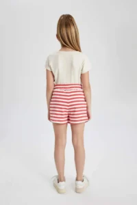 DeFacto Girls' Striped Shorts - Image 6