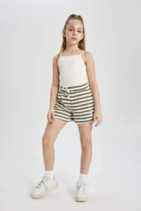DeFacto Striped Shorts Girls'