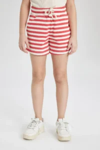 DeFacto Girls' Striped Shorts - Image 4