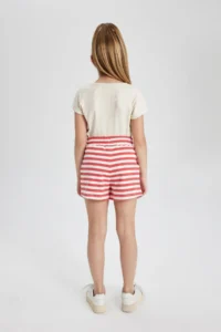 DeFacto Girls' Striped Shorts - Image 6