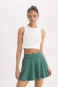 DeFacto Mini Tennis Skirt with Tights - Image 3