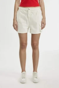DeFacto 100% Cotton Regular Fit Normal Waist Short Leg Gabardine Shorts - Image 5