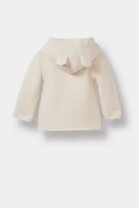 DeFacto Baby Girl Knitwear Fleece Hooded Buttoned Cardigan - Image 3