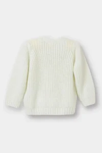 DeFacto V-neck buttoned Knitwear Cardigan Baby Girl - Image 3