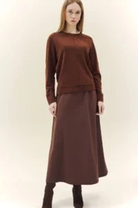 DeFacto A Cut Crepe Maxi Skirt