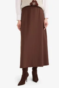 DeFacto A Cut Crepe Maxi Skirt - Image 2