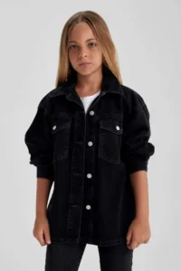 DeFacto Girls' Jeans Jacket - Image 4