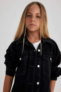 DeFacto Girls' Jeans Jacket - Image 6