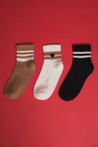 DeFacto Women's Comfortable Elastic 3-Piece Cotton Long Socks - Image 7