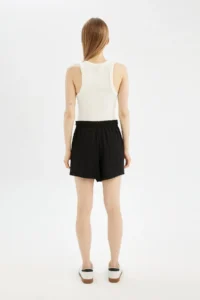DeFacto Coool Loose Fit Crepe Shorts A6223ax24sm - Image 5