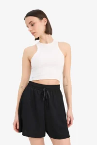 DeFacto Loose Fit Crepe Shorts - Image 2