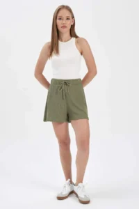 DeFacto Loose Fit Crepe Shorts