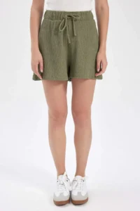 DeFacto Loose Fit Crepe Shorts - Image 5