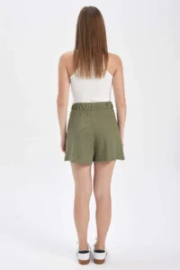 DeFacto Loose Fit Crepe Shorts - Image 6