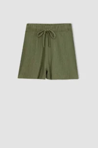 DeFacto Loose Fit Crepe Shorts - Image 7