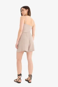 DeFacto Loose Fit Crepe Shorts - Image 7