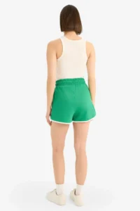 DeFacto 100% Cotton Elastic Waist Laced Shorts - Image 5