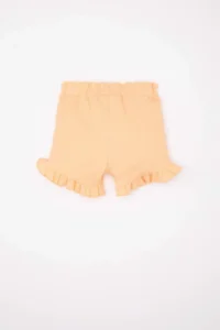 DeFacto Baby Girl comfort Fit Waffle Shorts - Image 4