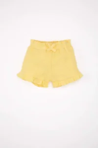 DeFacto Baby Girl comfort Fit Waffle Shorts