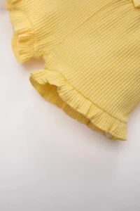 DeFacto Baby Girl comfort Fit Waffle Shorts - Image 3