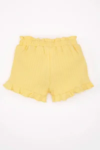 DeFacto Baby Girl comfort Fit Waffle Shorts - Image 4