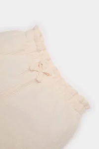 DeFacto Elastic Waist Waffle Shorts Baby Girl - Image 2