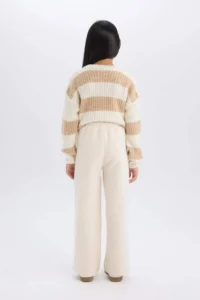 DeFacto Girl's Wide Leg Sweatpants with Elastic Waist - Image 8