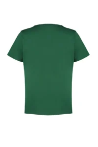 Trendyol Curve dark Green Slogan Printed relaxed 100% Cotton Knitting Plus Size T-Shirt - Image 9