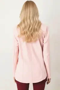 armonika Women Powder Pink Tek buttoned Jacket Arm- - Image 3