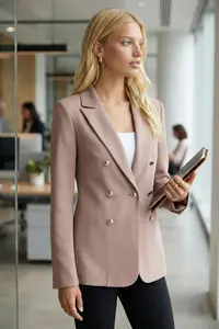 armonika Women Light Mink buttoned Jacket