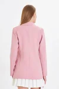 armonika Women Powder Pink buttoned Jacket - Image 5