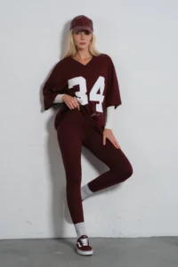 Domoda Burgundy High Waist, Comfortable Soft Winter Flexible Tights