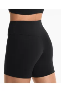 Domoda high waist elastic fabric, women's sports tights 10 cm comfortlux high rise hot pants - Image 2