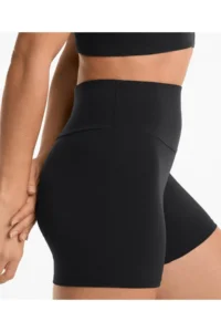 Domoda high waist elastic fabric, women's sports tights 10 cm comfortlux high rise hot pants - Image 3