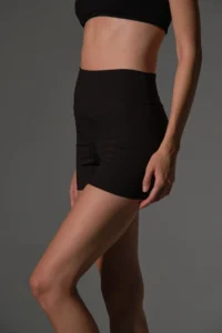 Domoda high waist elastic fabric, women's sports tights 10 cm comfortlux high rise hot pants - Image 6