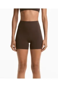 Domoda high waist elastic fabric, women's sports tights 10 cm comfortlux high rise hot pants