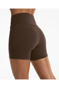Domoda high waist elastic fabric, women's sports tights 10 cm comfortlux high rise hot pants - Image 2
