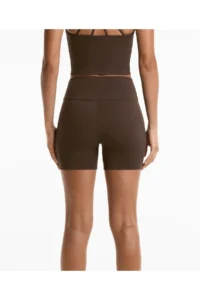 Domoda high waist elastic fabric, women's sports tights 10 cm comfortlux high rise hot pants - Image 5