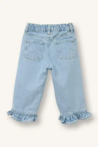 DeFacto Wide Leg Cotton Pants Baby Girl - Image 3