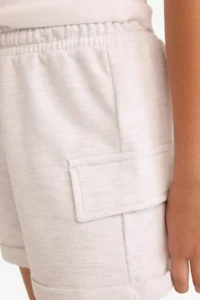 DeFacto Cargo Pocket Shorts Girls' - Image 6
