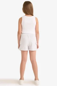 DeFacto Cargo Pocket Shorts Girls' - Image 7